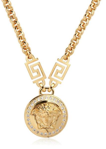 versace gold top|Versace gold jewelry for men.